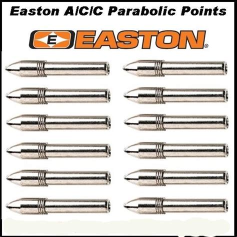 Easton Acc One Piece Parabolic Points 12pk Redback Archery