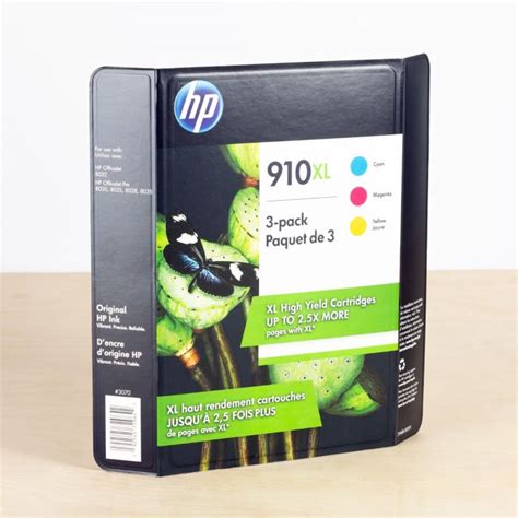 Oem Hp 910xl Hy Color Ink Cartridge 3 Pack 3ym86bn 4inkjets