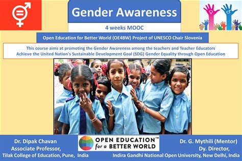 Gender Awareness Open Education For A Better World