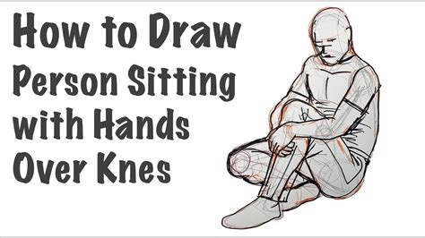 How To Draw A Person On Their Knees