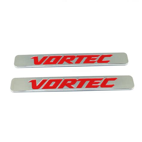 Factory Wholesale Customer Logo Black White Vortec Emblems Front Hood