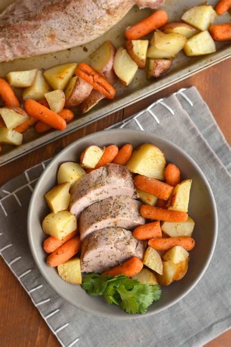 Preheat oven to 425 degrees. Sheet Pan Pork Tenderloin Meal Prep - Meal Prep on Fleek ...