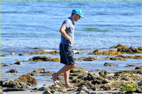 Chris Martin Hits The Beach Without Jennifer Lawrence Photo