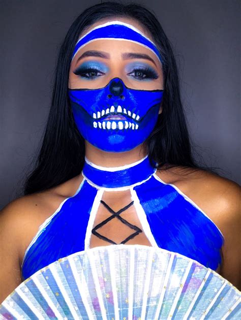 Maquiagem Artística Kitana Mortal Kombat Mortal Kombat Makeup Eyeliner