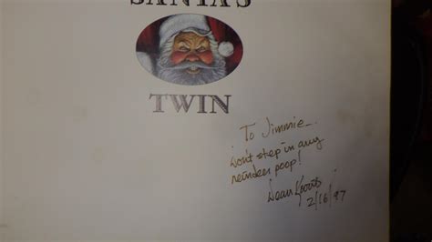 Santas Twin By Dean R Koontz Signed And Inscribed Illust By Phil Parks