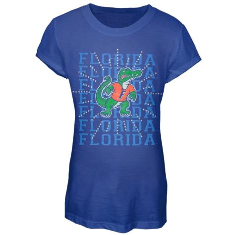 Florida Gators Rhinestone Team Logo Girl Youth T Shirt