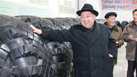 Kim Visits Factory That Produced Tyres For Missile Truck Shropshire Star