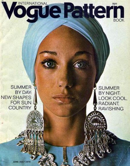 Marisa Berenson Vogue Patterns Magazine June 1970 Cover Photo United