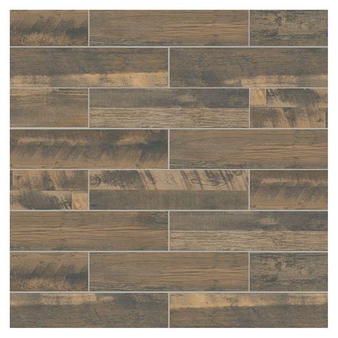 Montagna creates a soft, warm atmosphere that easily pairs with every design style. MARAZZI Montagna Wood Weathered Brown 6 in. x 24 in ...