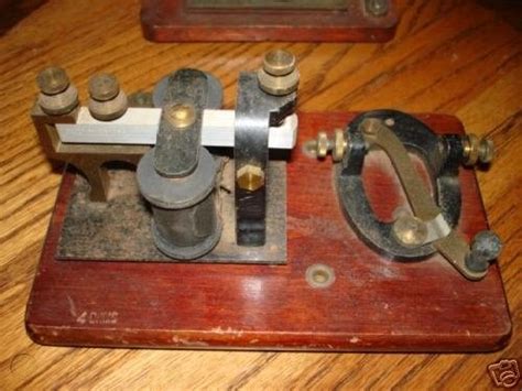 3 Old Antique Vintage Telegraph Or Morse Code Machines 17171696
