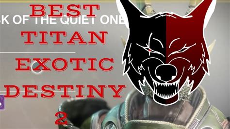 Destiny 2 Best Titan Exotic Hands Down Youtube
