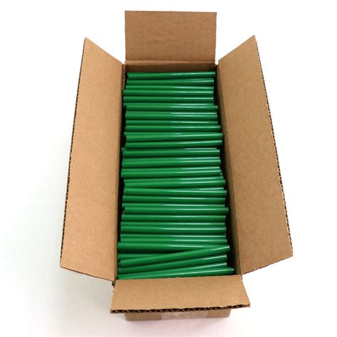 725m54cgreen Mini Size 4 Green Color Hot Glue Stick 5 Lb Box Surebonder