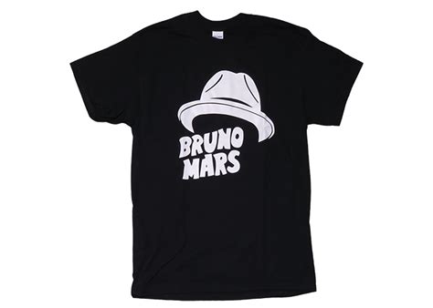 ビートボム Bruno Mars（ブルーノ・マーズ）fedora ハットロゴ 音楽tシャツ