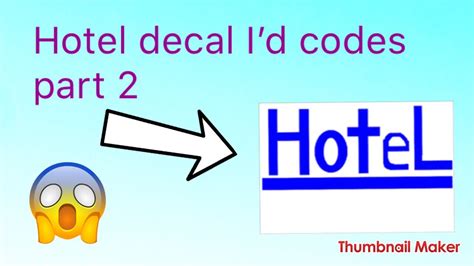 Roblox picture id codes for bloxburg roblox wallpaper. Hotel Name Decal Codes For Roblox Bloxburg - SLG 2020