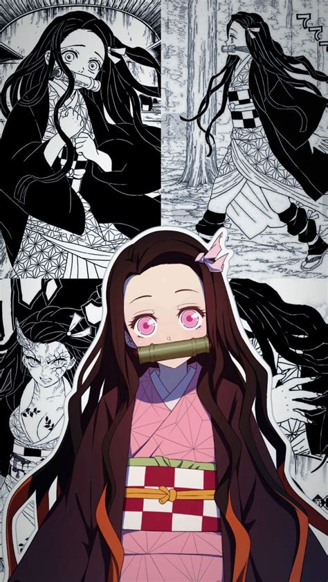 Nezuko Kamado Fondo De Pantalla Colorear Anime Dibujos De Anime