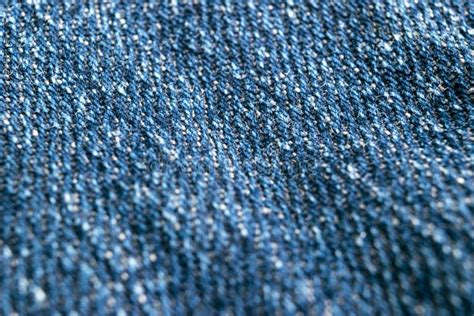 Macro Shot Blue Jeans Fabric Texture Background Denim Jeans Texture