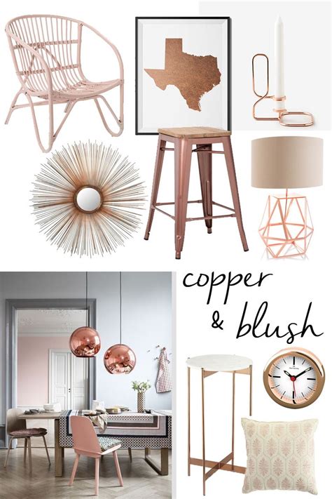 Copper And Blush Accents The Lv Guide Rose Gold Bedroom