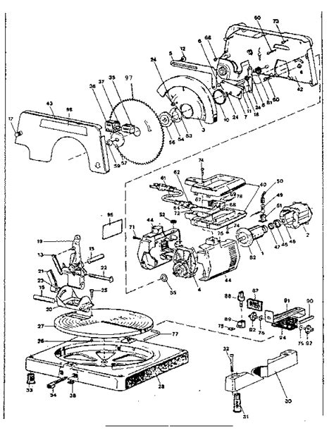 Craftsman Miter Saw Parts Diagram Reviewmotors Co
