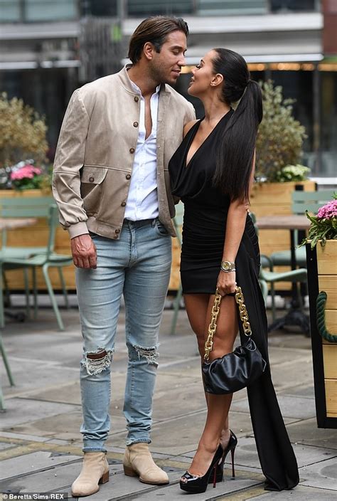 Towies Yazmin Oukhellou Packs On The Pda With On Again Beau James Lock Daily Mail Online
