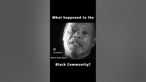 what happened to the black community… youtube