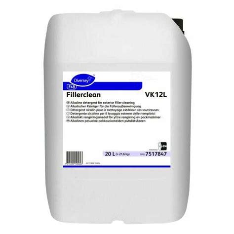 Fillerclean Vk12l 20l Lätt Alkaliskt Rengöringsmedel För Yttre Rengöring Av Packningsmaskiner