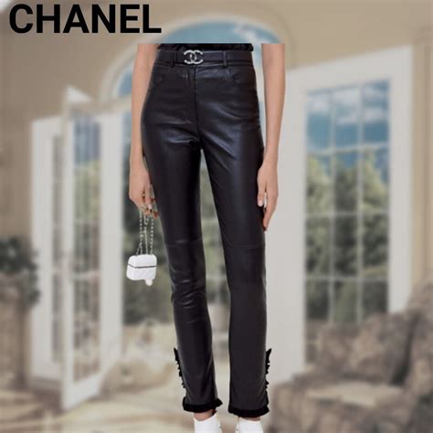 Chanel Pants 2022 Cruise In 2022 Chanel Pants Leather Pants Clothes