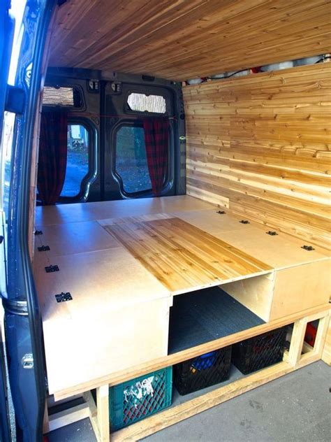 Bed Table And Benches For Camper Van All In One All Sprinter Van