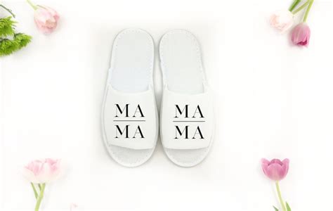 Mama Slippers Mothers Day T T For Mom Mom Slippers Etsy