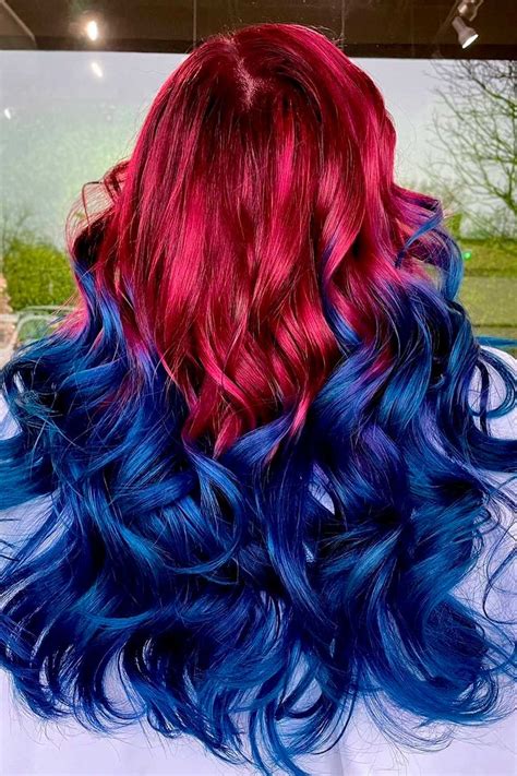 Fabulous Purple And Blue Hair Styles