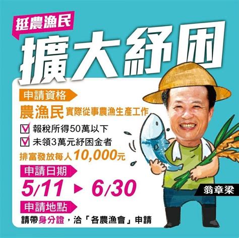 農漁民生活補貼 5 116 30受理申請 台灣好新聞 TaiwanHot