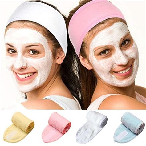 Adjustable Towel Headband Spa Headband How To Apply Makeup