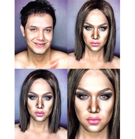 This Guy Can Turn Himself Into Any Celebrity By Using Makeup Photos