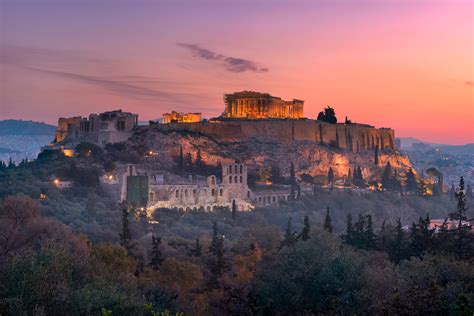 Acropolis In The Morning Athens Anshar Photography