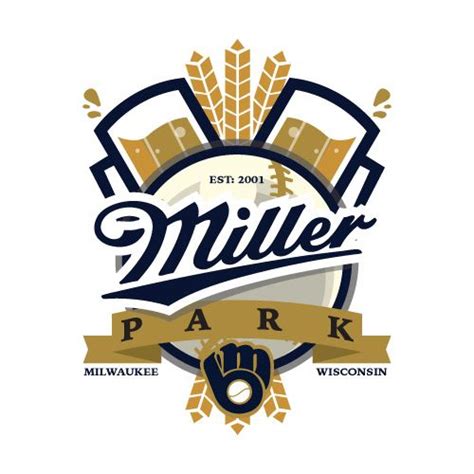Miller Park Logo Major League Baseball Stadiums Mlb Stadiums Sport
