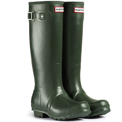 Womens Hunter Wellington Boots Original Tall Rain Snow Wellies Ladies