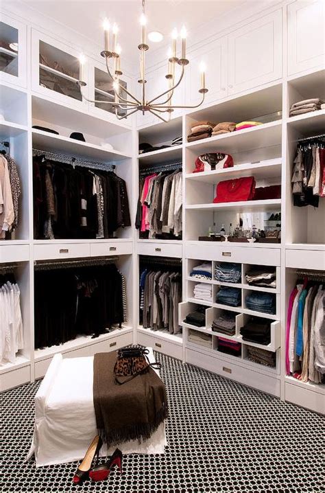 Walk In Closet With Pull Out Jean Shelves Transitional Closet