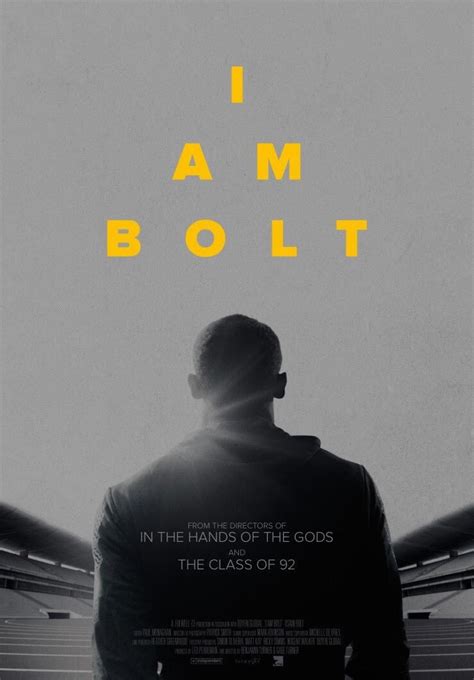 What movie have you seen and more importantly was it any good? See the first trailer and poster for Usain Bolt ...