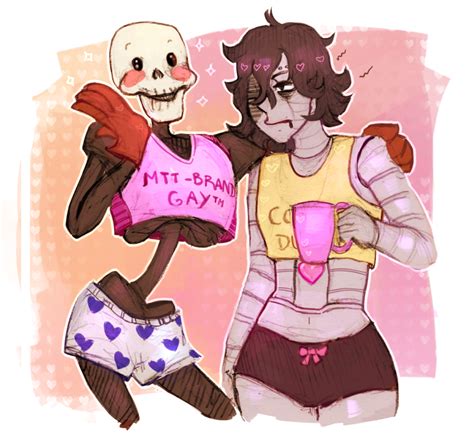 Undertale Mettaton X Papyrus Papyton With Images Undertale