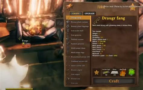 Valheim How To Craft The Draugr Fang Bow Ginx Tv