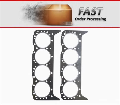 Hd Stainless Graphite Cylinder Head Gaskets Set For Chevrolet Sbc 350 5
