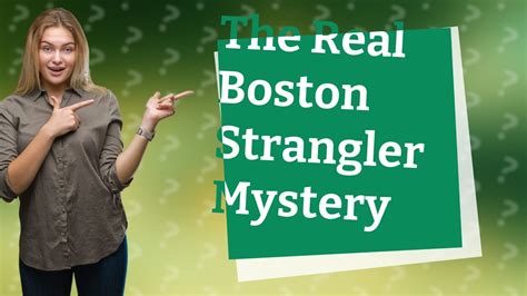 What Happened To The Real Boston Strangler Youtube