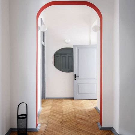 How to paint a door frame two colors. New Trend: Painted Door Frames and Wall Openings - MediaXpose