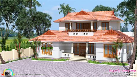 Traditional Kerala Roof House Kerala Home Design And Floor Plans