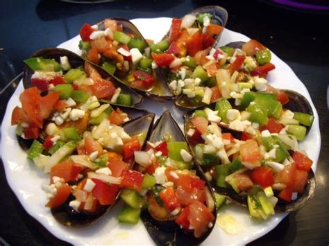Aportan gran cantidad de yodo y hierro? Mis recetas de cocina: MEJILLONES A LA VINAGRETA