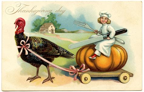 We did not find results for: Vintage Thanksgiving Image - Chef with Turkey - The ...