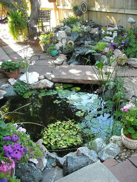 50 Inspiring Ideas Backyard Ponds And Water Gardens Small Backyard
