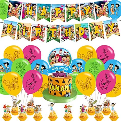 7 Best Pebbles And Bam Bam Party Decorations For A Fun Filled Bash