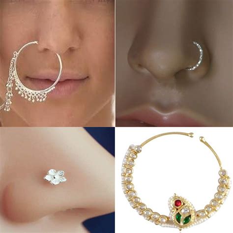 9 Traditional Silver Nose Ring Designs For Regular Use