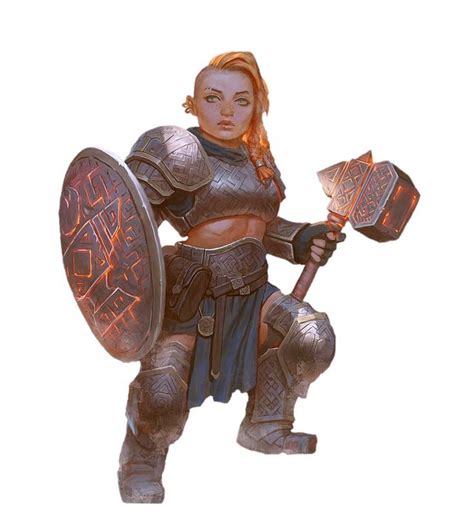 Female Dwarf Forge Cleric Of Torag Pathfinder 2e Pfrpg Pfsrd Dnd D D 3