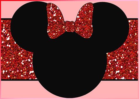 Minnie Mouse Invitation Design Mickey Mouse Birthday Invitations